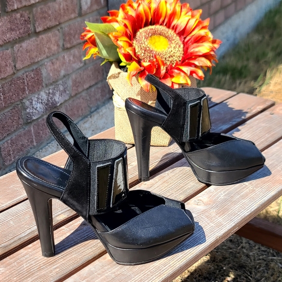 Dana Davis made in Italy black stilettos - Picture 5 of 7